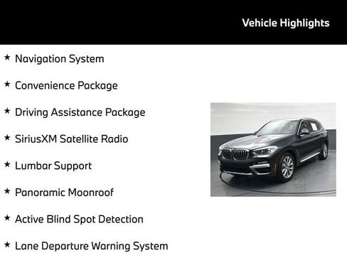 Used 2019 BMW X3 sDrive30i w/ Convenience Package image 5