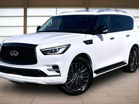 Used 2021 INFINITI QX80 Premium Select w/ Cargo Package RWD image 1