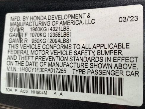 Used 2023 Honda Accord EX image 43