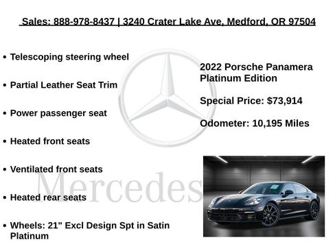 Used 2022 Porsche Panamera Platinum Edition image 15