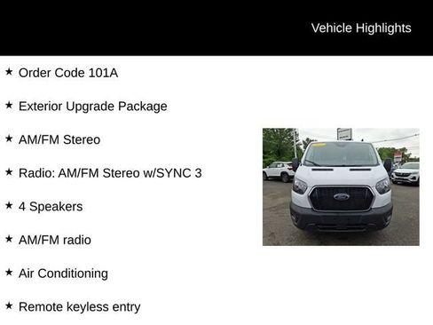 Used 2025 Ford Transit 250 Low Roof w/ Exterior Upgrade Package RWD image 6