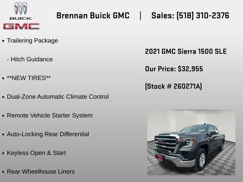 Certified 2021 GMC Sierra 1500 SLE AWD/4WD image 18