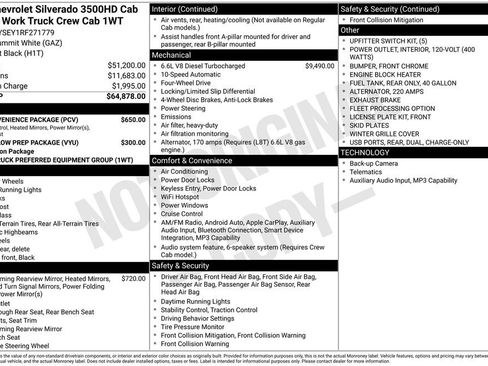 Used 2024 Chevrolet Silverado 3500 W/T w/ WT Convenience Package AWD/4WD image 1