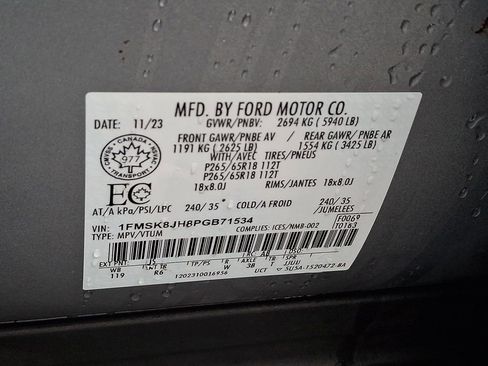 Used 2023 Ford Explorer Timberline w/ Timberline Technology Package image 29