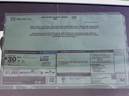 New 2026 Buick Encore GX Sport Touring w/ Comfort Package image 19