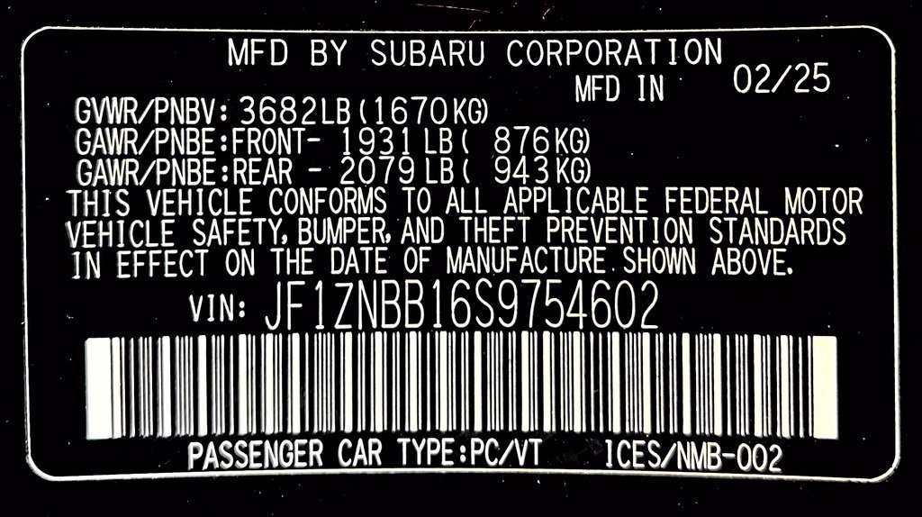 Certified 2025 Toyota GR86 w/ ALL Weather Mat Package (TMS) RWD image 19