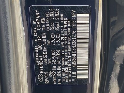 Used 2022 Hyundai Palisade SEL w/ 8P Bench Seat Package FWD image 34