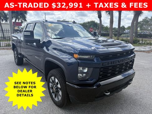 Used 2021 Chevrolet Silverado 2500 Custom w/ Custom Value Package AWD/4WD image 1