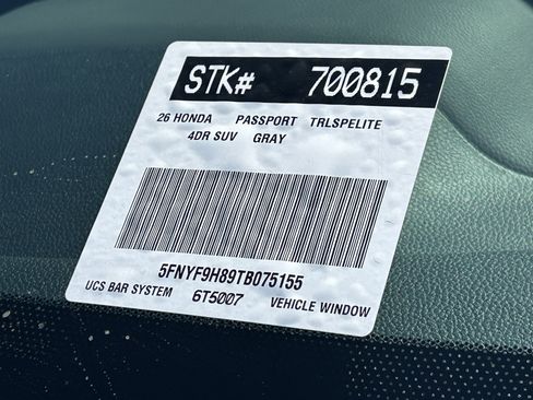 New 2026 Honda Passport TrailSport Elite image 23