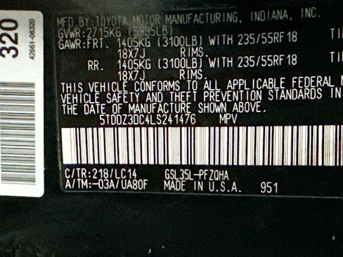 Used 2020 Toyota Sienna XLE image 34