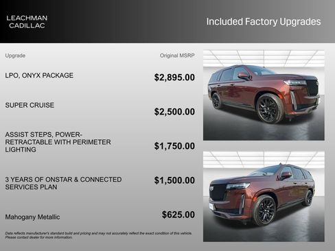 Used 2023 Cadillac Escalade Sport Platinum w/ LPO, ONYX Package image 11