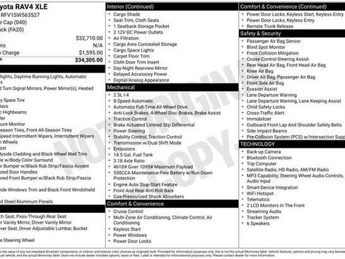 Certified 2025 Toyota RAV4 XLE AWD/4WD image 33