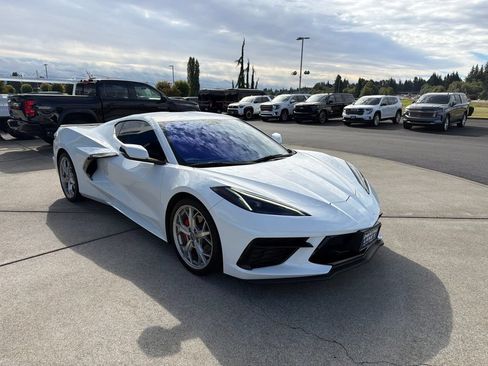 Used 2023 Chevrolet Corvette Stingray Coupe w/ Chrome Exterior Badge Package RWD image 8