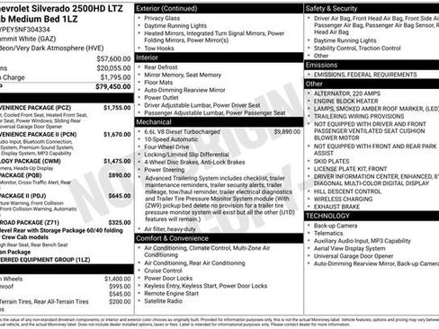 Used 2022 Chevrolet Silverado 2500 LTZ w/ LTZ Convenience Package image 37