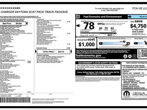 Used 2024 Dodge Charger Daytona Scat Pack w/ Plus Group AWD/4WD image 2