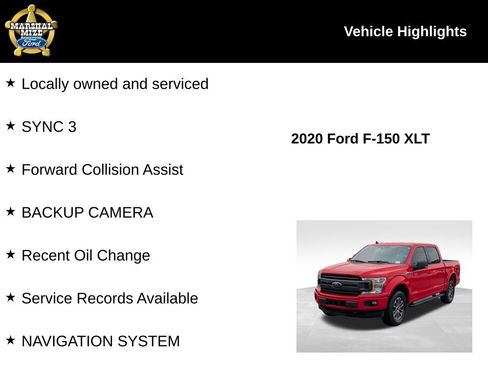 Used 2020 Ford F150 XLT w/ Equipment Group 302A Luxury image 2