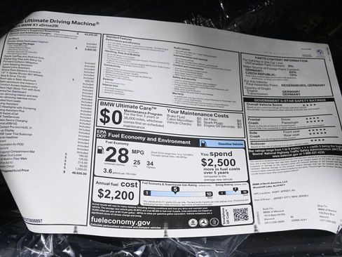New 2026 BMW X1 xDrive28i w/ Technology Package AWD/4WD image 37