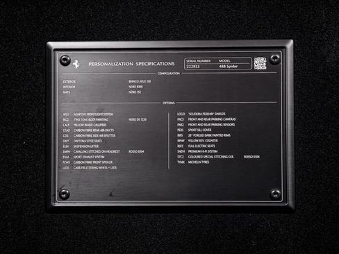 Certified 2017 Ferrari 488 Spider RWD image 63