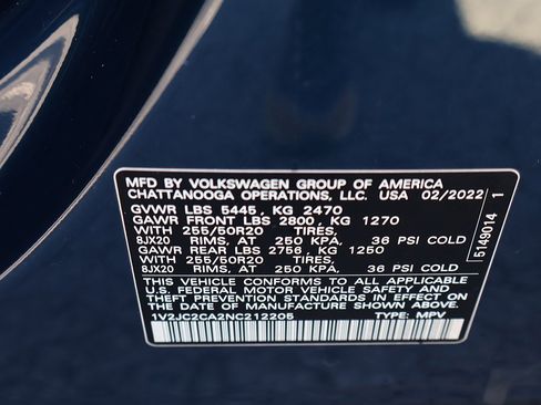 Used 2022 Volkswagen Atlas Cross Sport SE w/ Panoramic Sunroof Package image 57