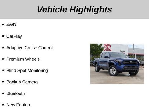 Used 2024 Toyota Tacoma SR5 AWD/4WD image 5