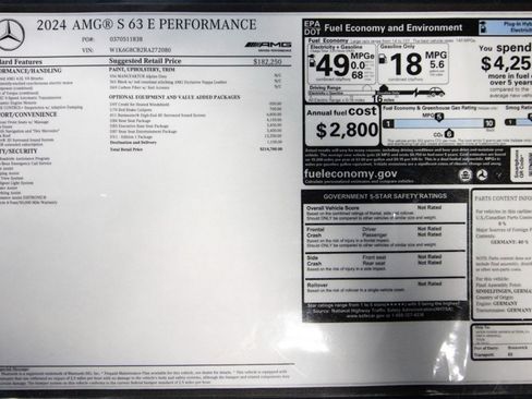 Used 2024 Mercedes-Benz S 63 AMG S image 77