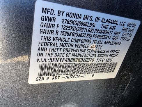 Used 2009 Honda Pilot Touring image 18