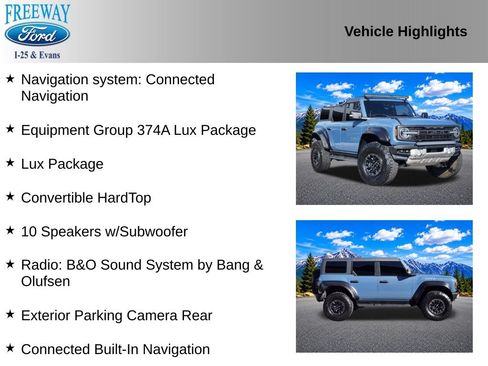 Certified 2023 Ford Bronco Raptor AWD/4WD image 4