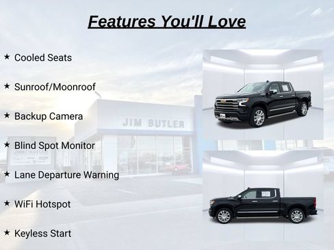 Used 2024 Chevrolet Silverado 1500 High Country w/ High Country Premium Package AWD/4WD image 19