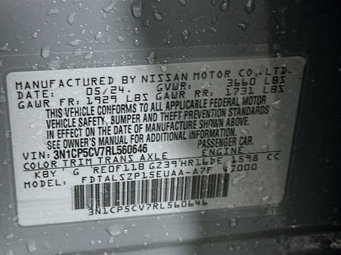 Used 2024 Nissan Kicks SV image 12