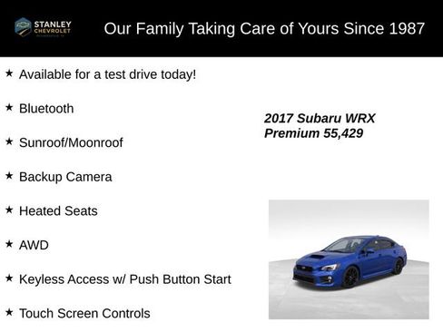 Used 2017 Subaru WRX Premium AWD/4WD image 9