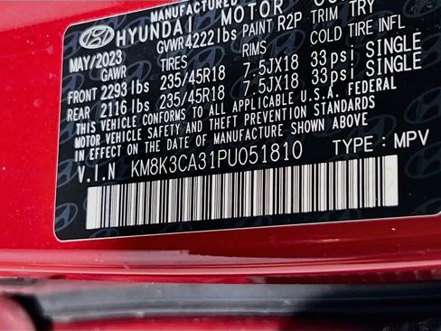 Used 2023 Hyundai Kona N Line AWD/4WD image 32