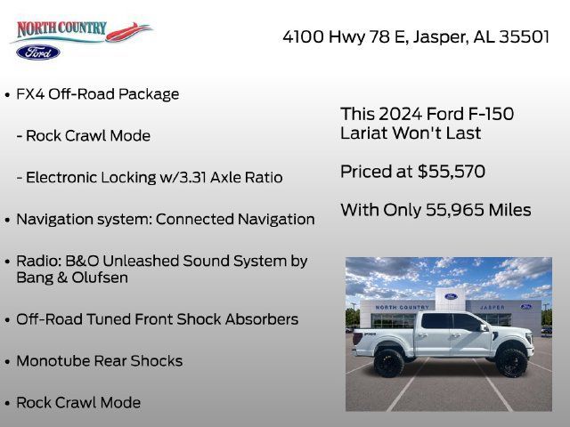 Used 2024 Ford F150 Lariat w/ Equipment Group 502A High AWD/4WD image 18