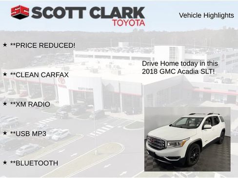 Used 2018 GMC Acadia SLT AWD/4WD image 7