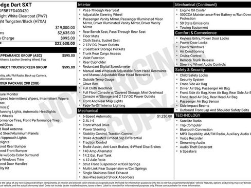 Used 2015 Dodge Dart SXT FWD image 2