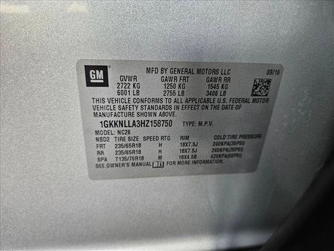 Used 2017 GMC Acadia SLE w/ Driver Alert Package I FWD image 23
