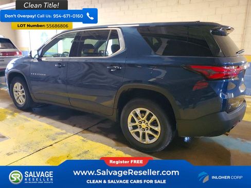 Used 2022 Chevrolet Traverse LS FWD image 3