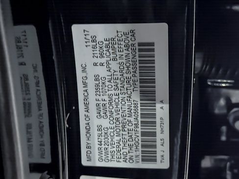 Certified 2018 Honda Accord Touring image 22