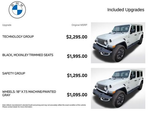Used 2024 Jeep Wrangler Unlimited Sahara w/ Technology Group AWD/4WD image 3
