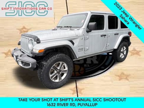 Used 2023 Jeep Wrangler Sahara image 1