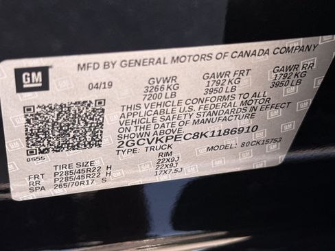 Used 2019 Chevrolet Silverado 1500 LT w/ LPO, Black Pack AWD/4WD image 28