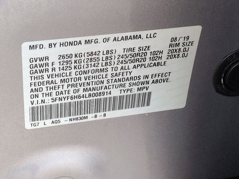 Used 2020 Honda Pilot Touring image 39