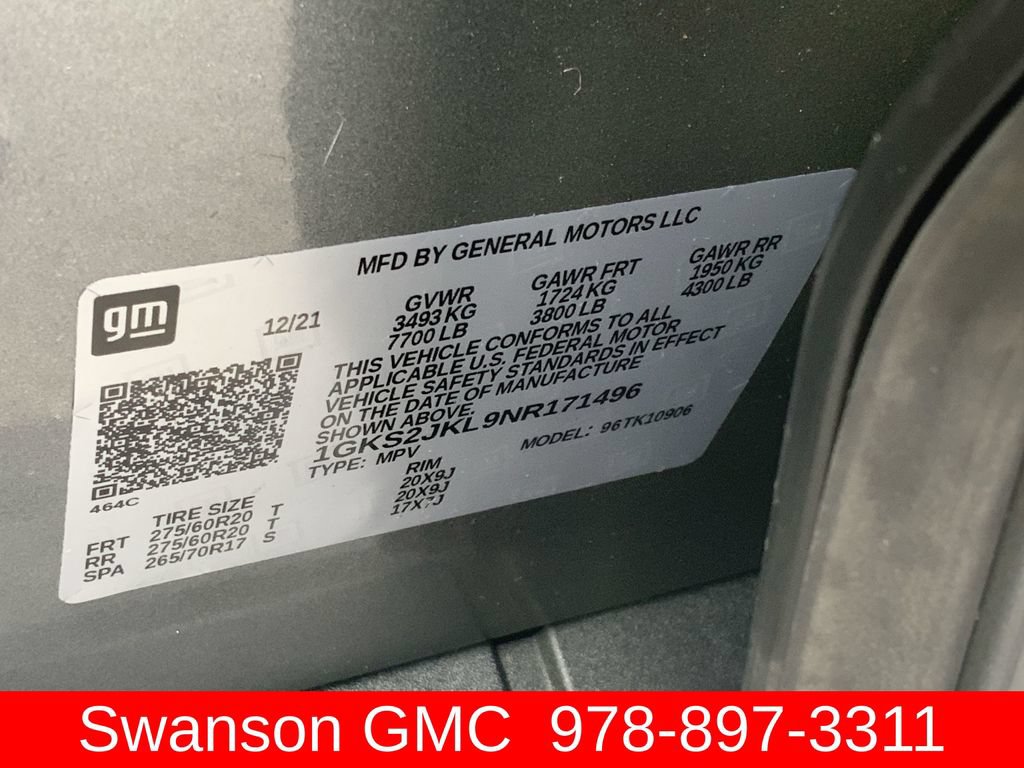 Certified 2022 GMC Yukon XL Denali AWD/4WD image 34