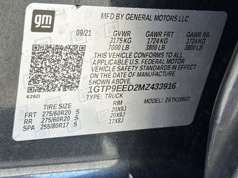 Used 2021 GMC Sierra 1500 AT4 image 33