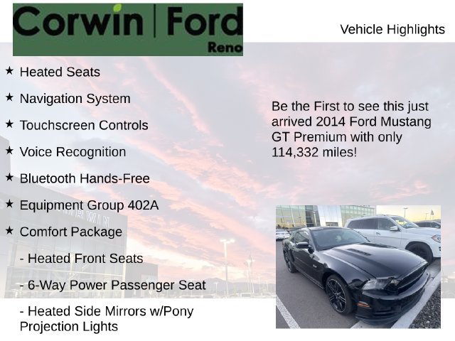 Used 2014 Ford Mustang GT Premium w/ Electronics Package RWD image 4