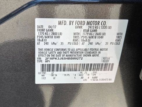 Used 2017 Ford Edge SEL w/ Equipment Group 201A FWD image 23