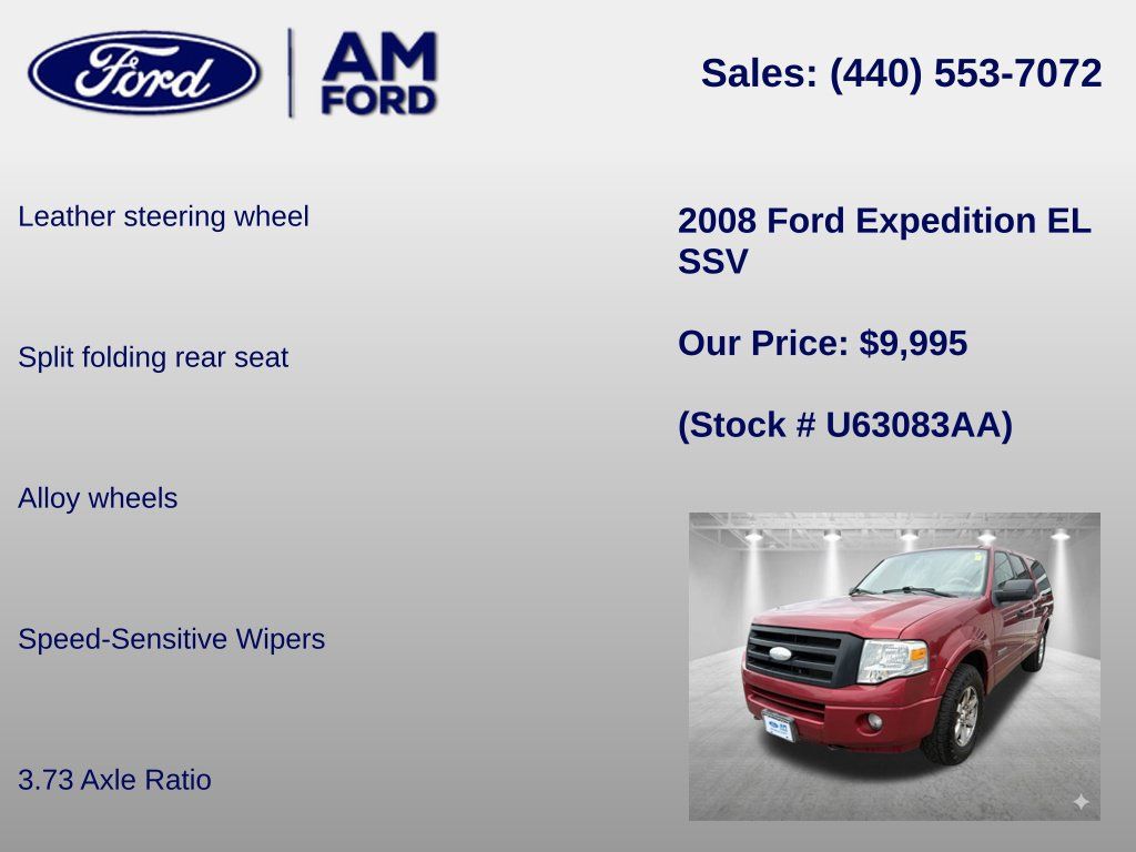 Used 2008 Ford Expedition EL XLT AWD/4WD image 19