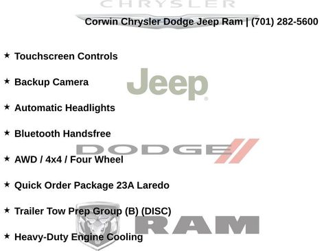 Certified 2023 Jeep Grand Cherokee Laredo w/ Trailer Tow Prep Group (B) AWD/4WD image 8