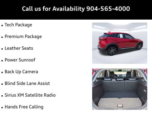 Used 2018 MAZDA CX-3 Grand Touring w/ Premium Package AWD/4WD image 9