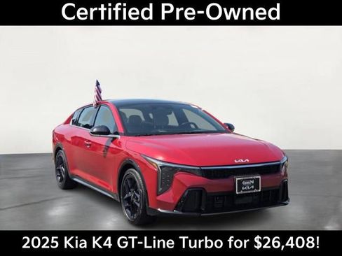 Used 2025 Kia K4 GT-Line Turbo FWD image 1