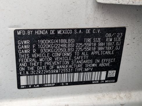 Used 2024 Honda HR-V Sport image 36